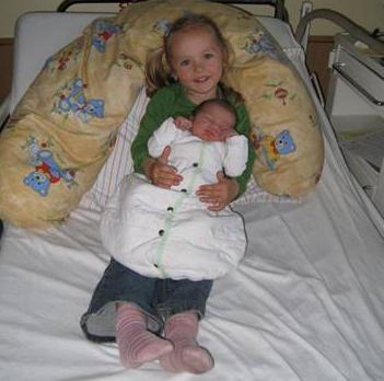 Lena und ihr Schwesterchen Isabel