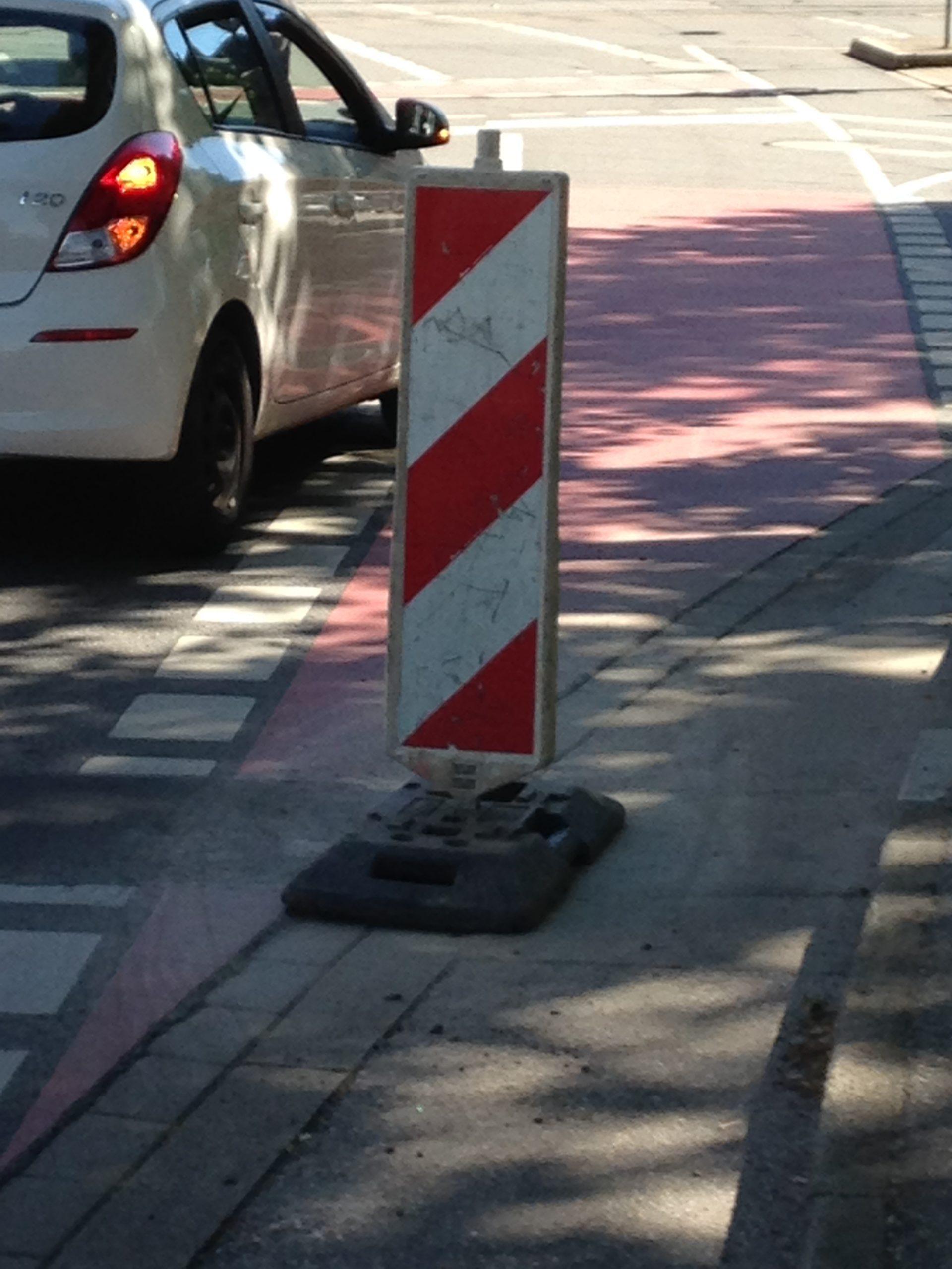 Baustelle auf der Mittermaierstraße