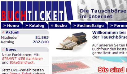 Buchticket - Tauschticket