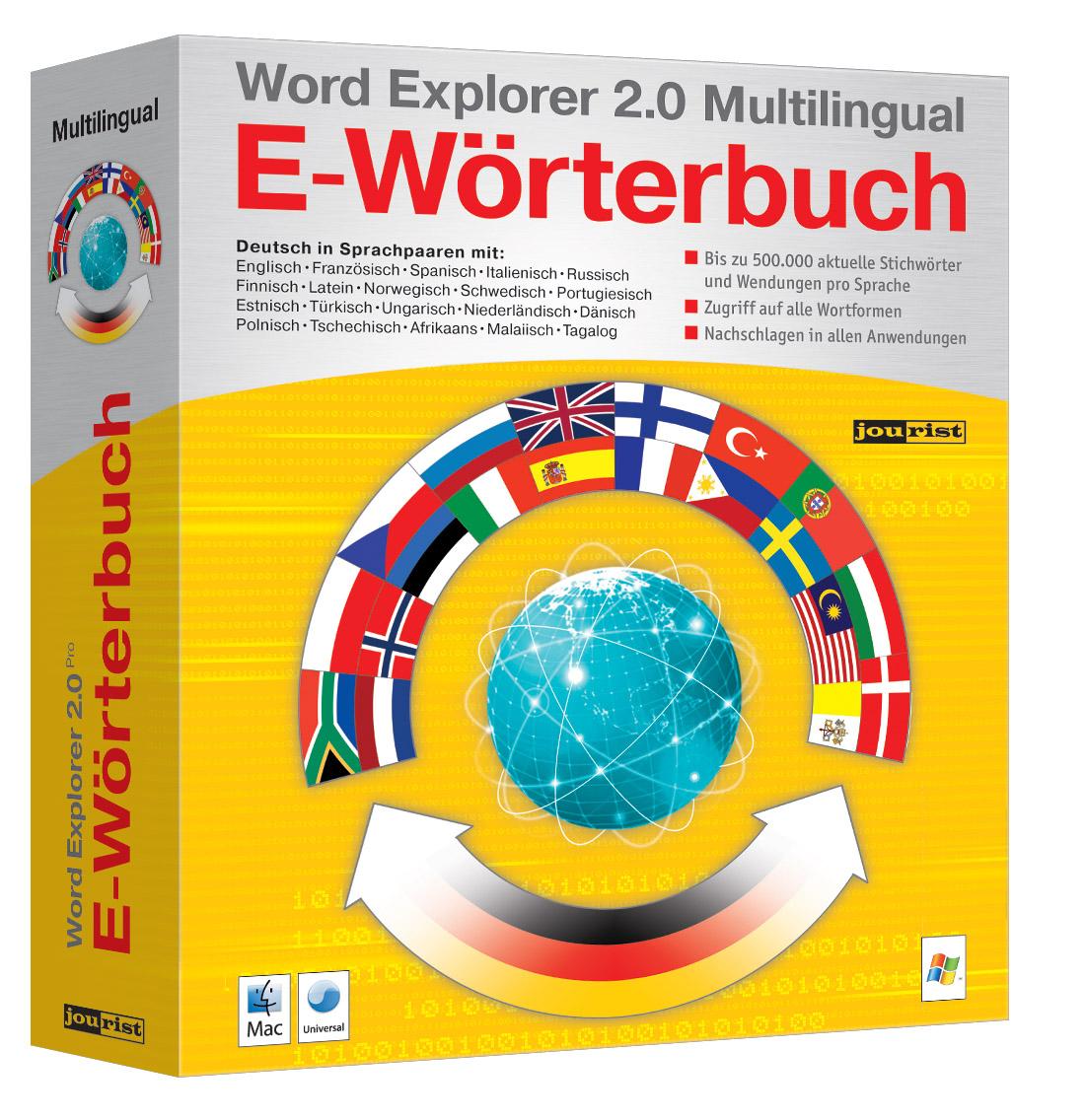 Word Explorer E-Wörterbuch Mulitlingual