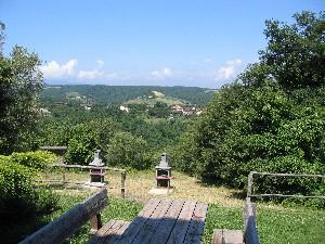 Aussicht vom Haus aus