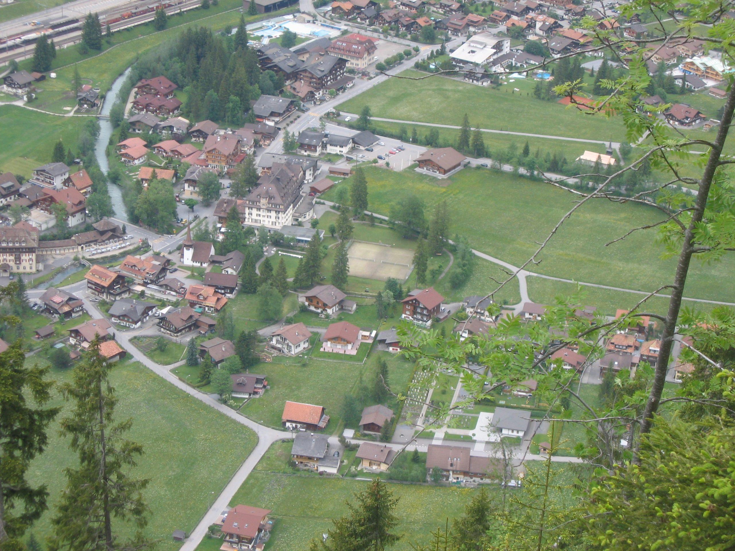 Blick auf Kandersteg