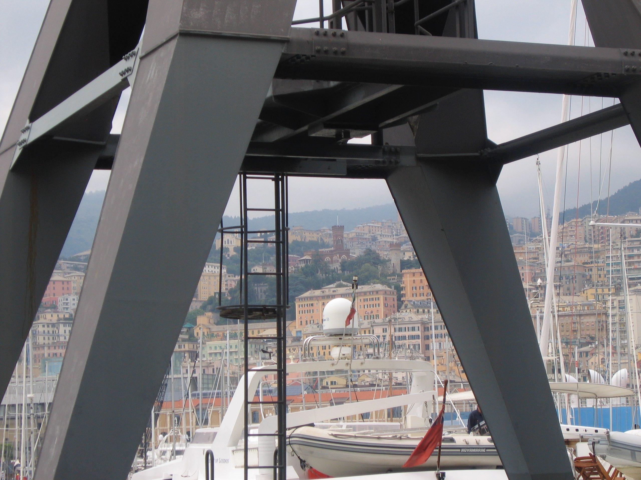 Der Hafen von Genua